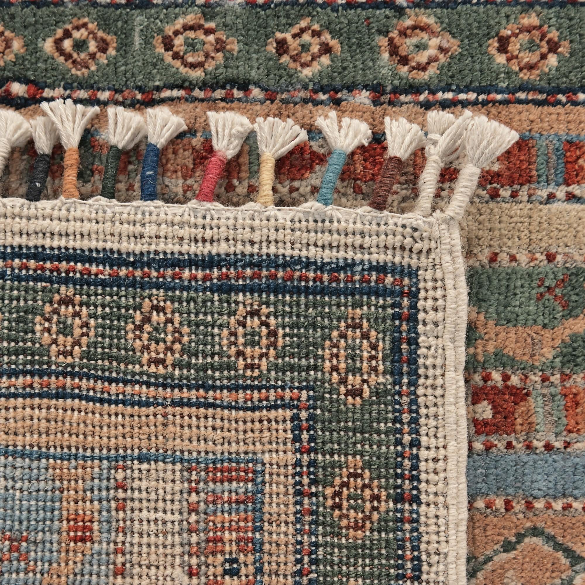 50cm x 100cm Hand Knotted Kazak Rug