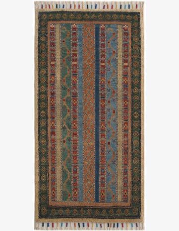 1' 8 x 3' 4 Hand Knotted Kazak Rug