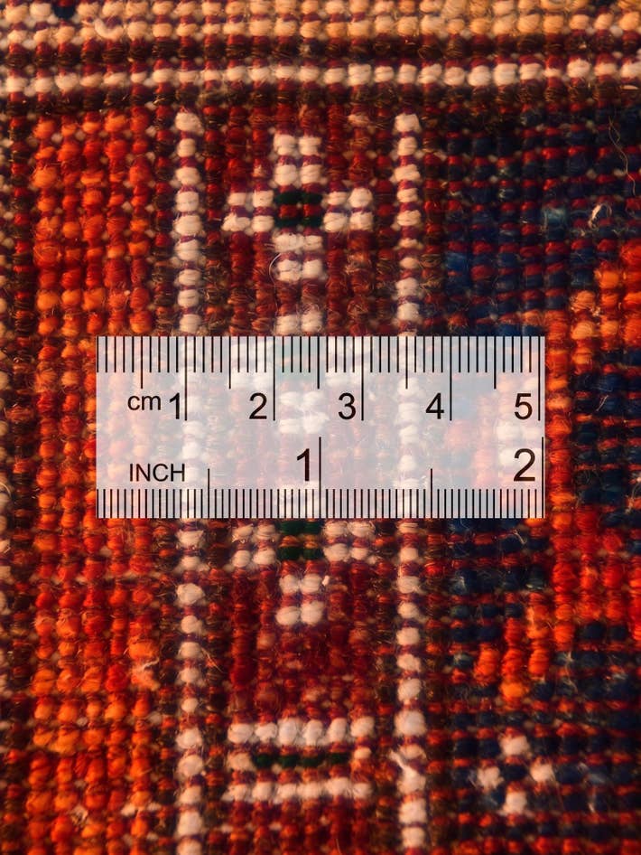 Detail image of 1' 8 x 3' 3 Hand Knotted Kazak Rug