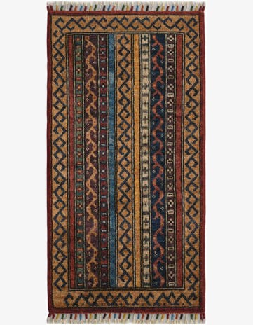 1' 8 x 3' 3 Hand Knotted Kazak Rug
