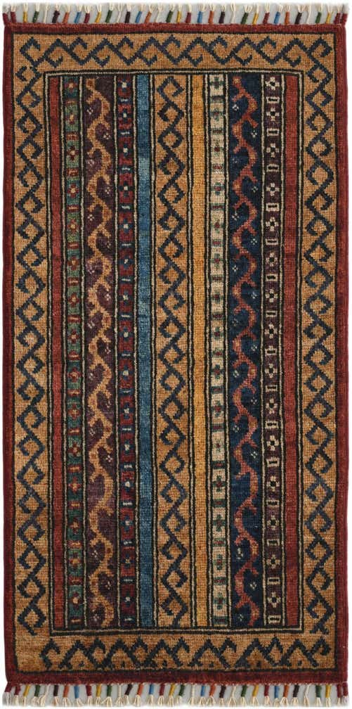 1' 8 x 3' 3 Hand Knotted Kazak Rug