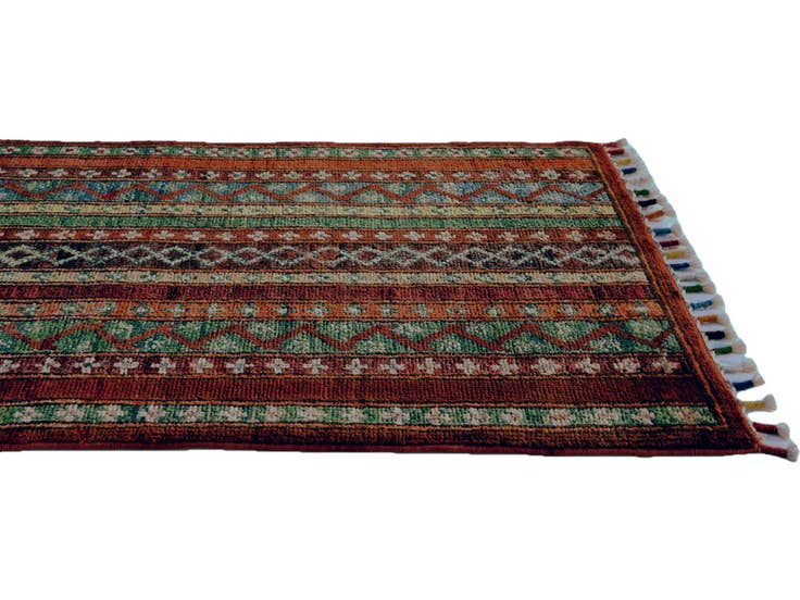 Detail image of 1' 8 x 3' 3 Hand Knotted Kazak Rug