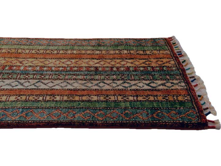 1' 7 x 3' 3 Hand Knotted Kazak Rug