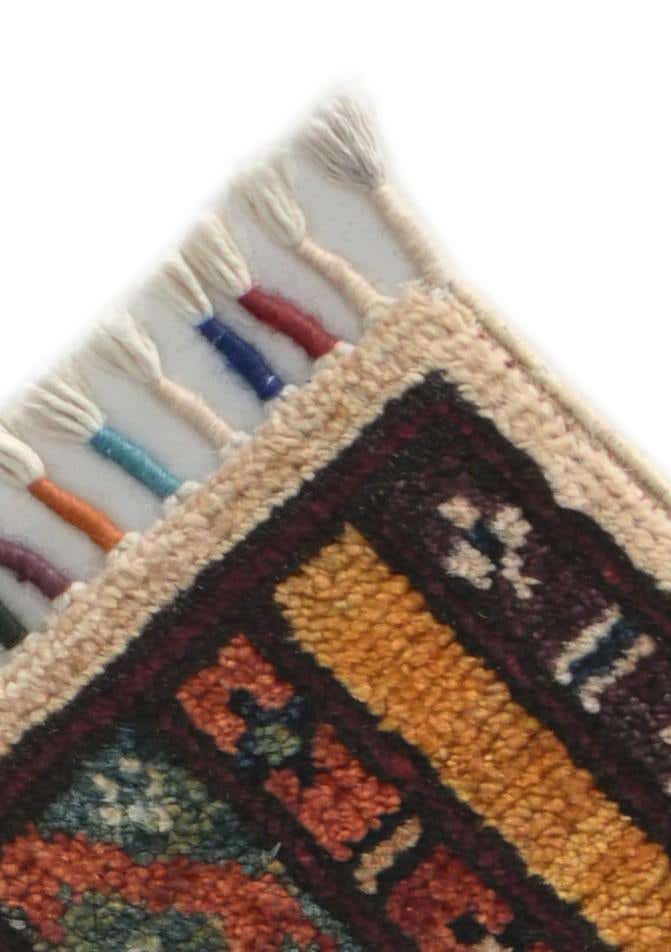 1' 8 x 3' 3 Hand Knotted Kazak Rug
