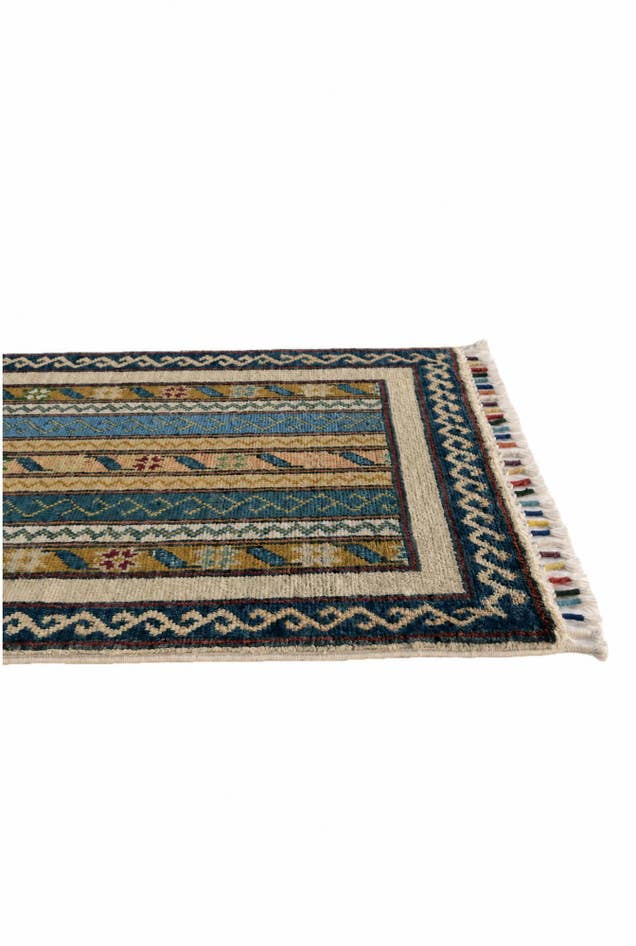 Detail image of 2' x 2' 10 Hand Knotted Kazak Rug