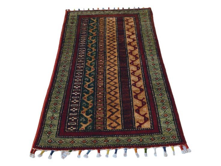 Detail image of 1' 6 x 3' 2 Hand Knotted Kazak Rug