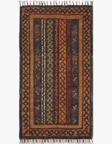 1' 8 x 3' 3 Hand Knotted Kazak Rug