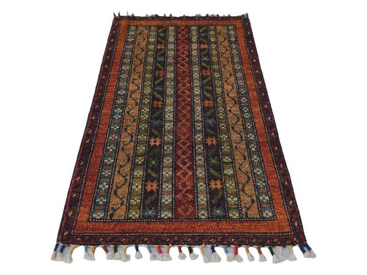 1' 8 x 3' 4 Hand Knotted Kazak Rug