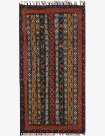 1' 8 x 3' 4 Hand Knotted Kazak Rug