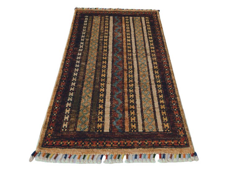 Detail image of 1' 8 x 3' 3 Hand Knotted Kazak Rug