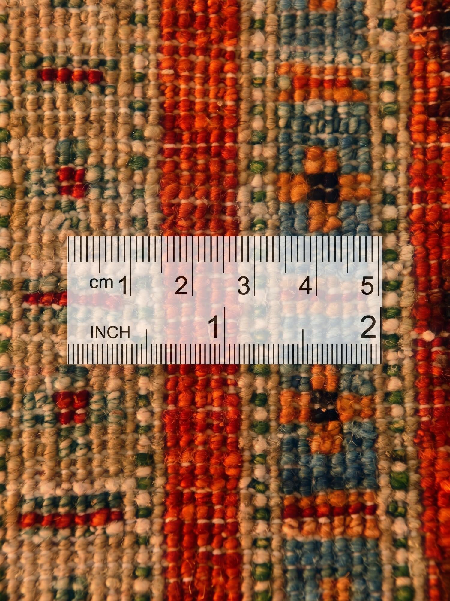 1' 7 x 3' 3 Hand Knotted Kazak Rug