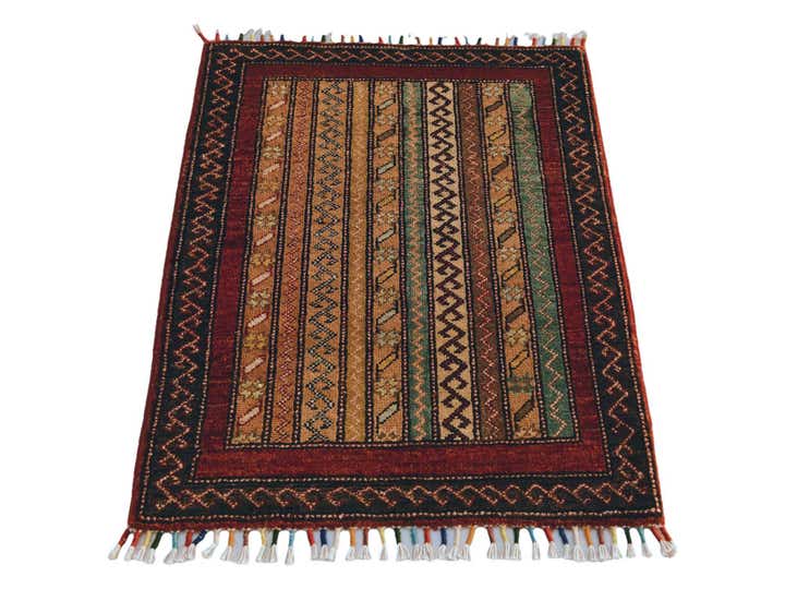 2' x 2' 9 Hand Knotted Kazak Rug
