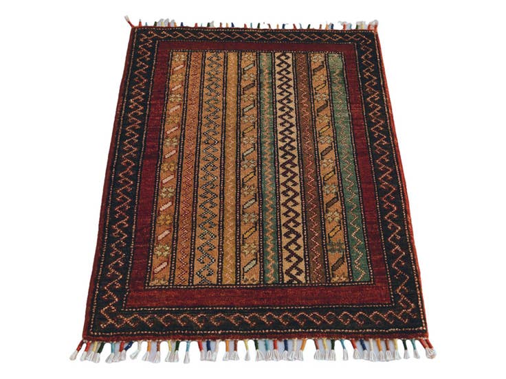 Detail image of 2' x 2' 9 Hand Knotted Kazak Rug