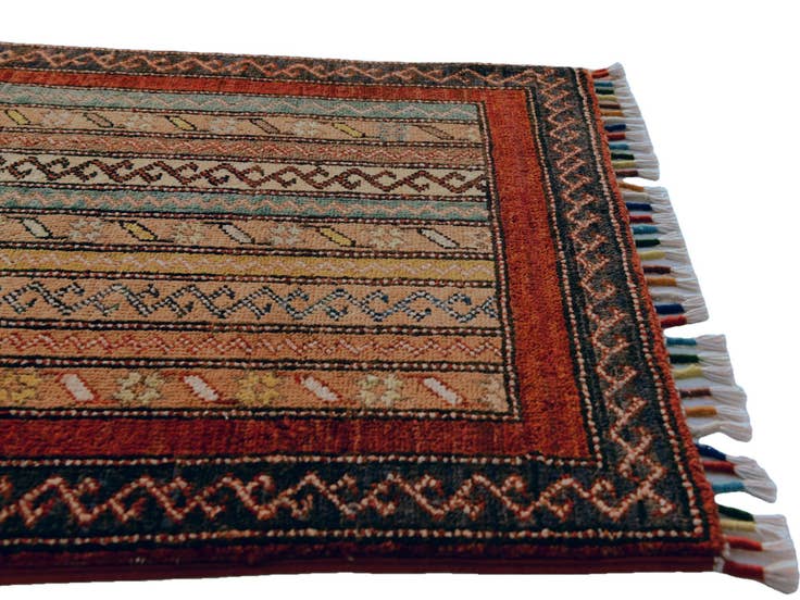 Detail image of 2' x 2' 9 Hand Knotted Kazak Rug