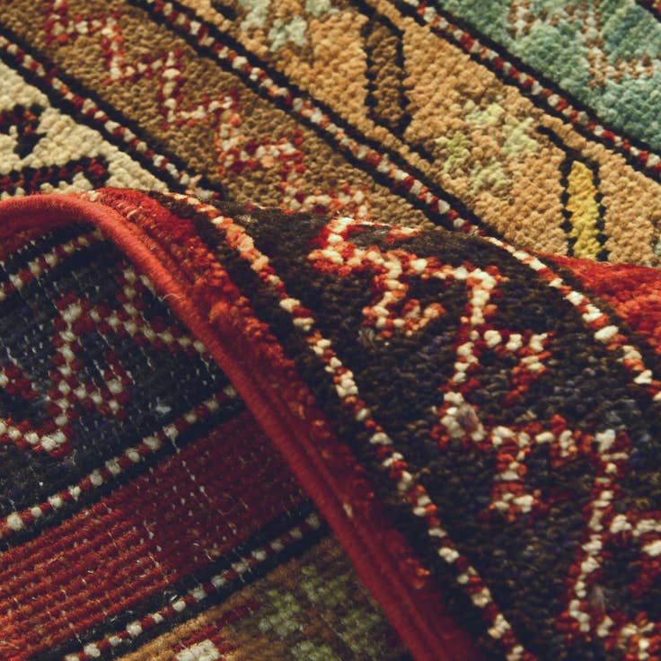 Detail image of 2' x 2' 9 Hand Knotted Kazak Rug
