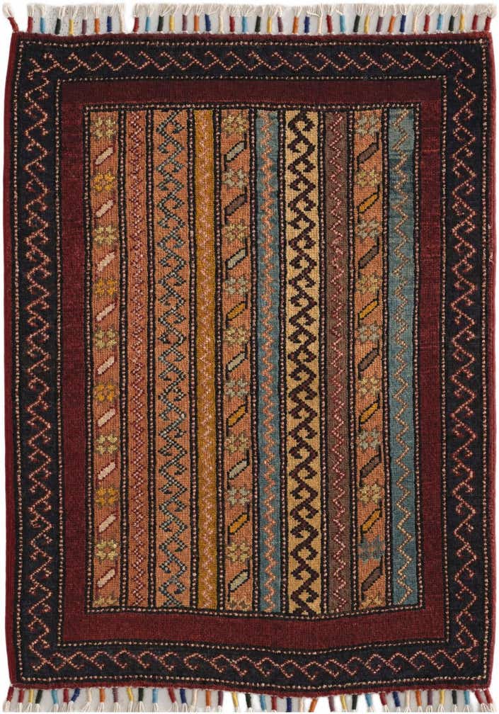 2' x 2' 9 Hand Knotted Kazak Rug