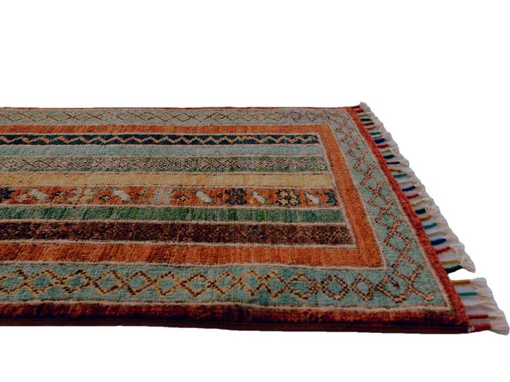 Detail image of 1' 8 x 3' 4 Hand Knotted Kazak Rug