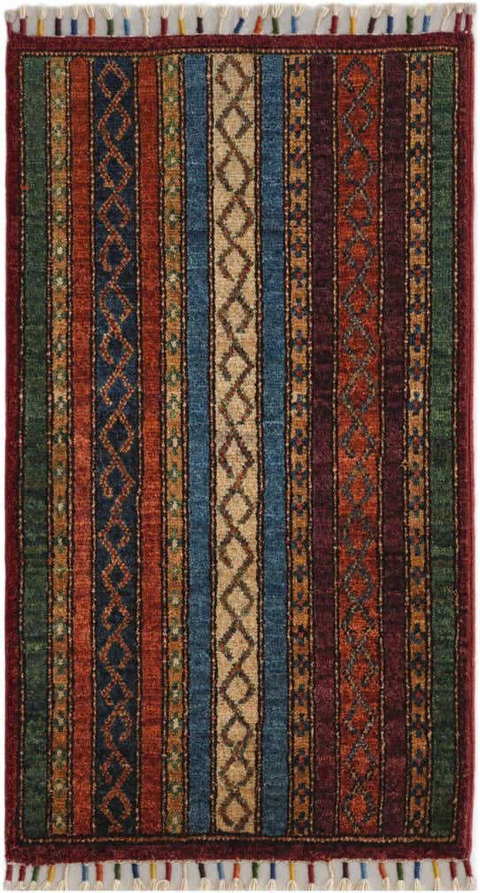 1' 9 x 3' 3 Hand Knotted Kazak Rug