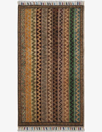 1' 8 x 3' 1 Hand Knotted Kazak Rug