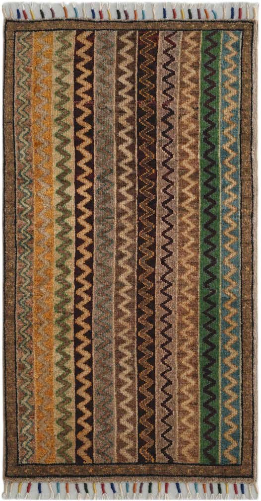 1' 8 x 3' 1 Hand Knotted Kazak Rug