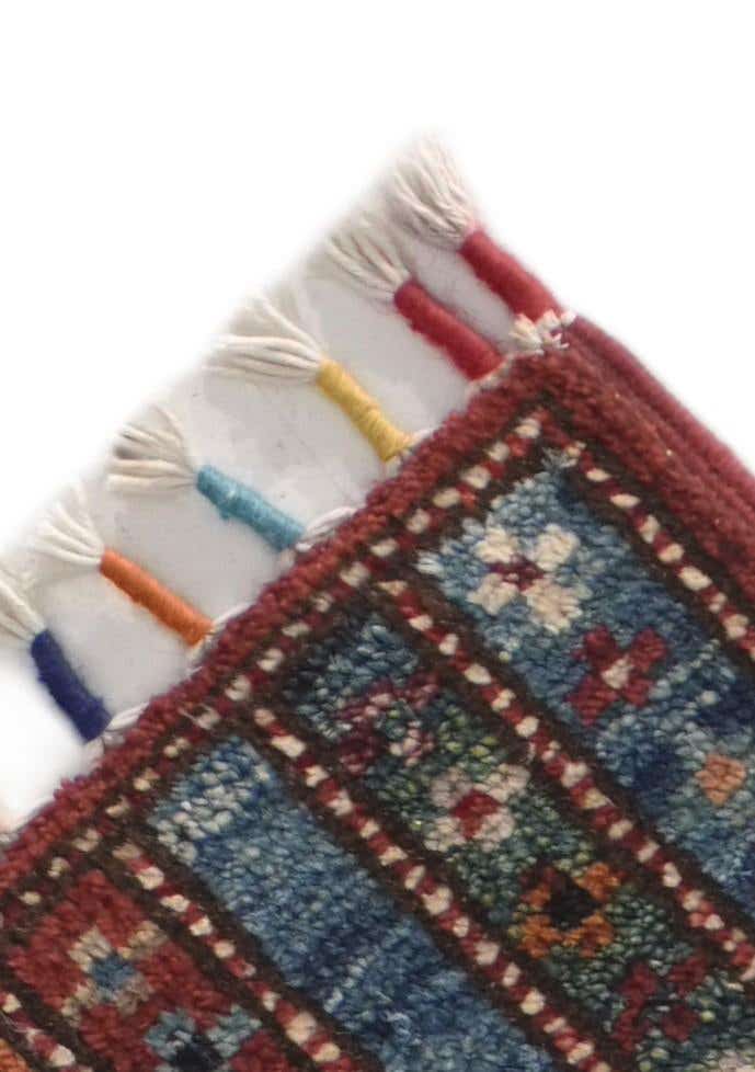 1' 8 x 3' 4 Hand Knotted Kazak Rug