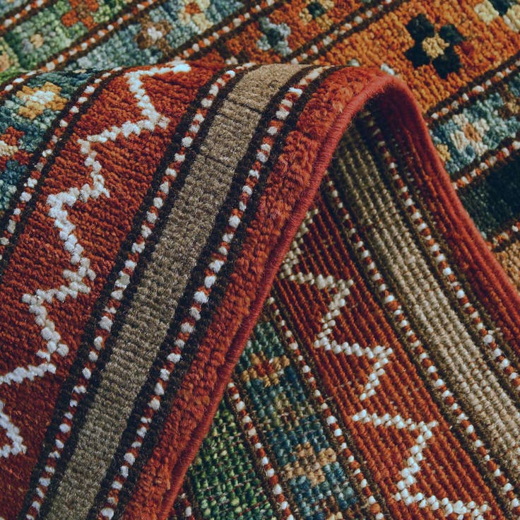 Detail image of 1' 8 x 3' 4 Hand Knotted Kazak Rug