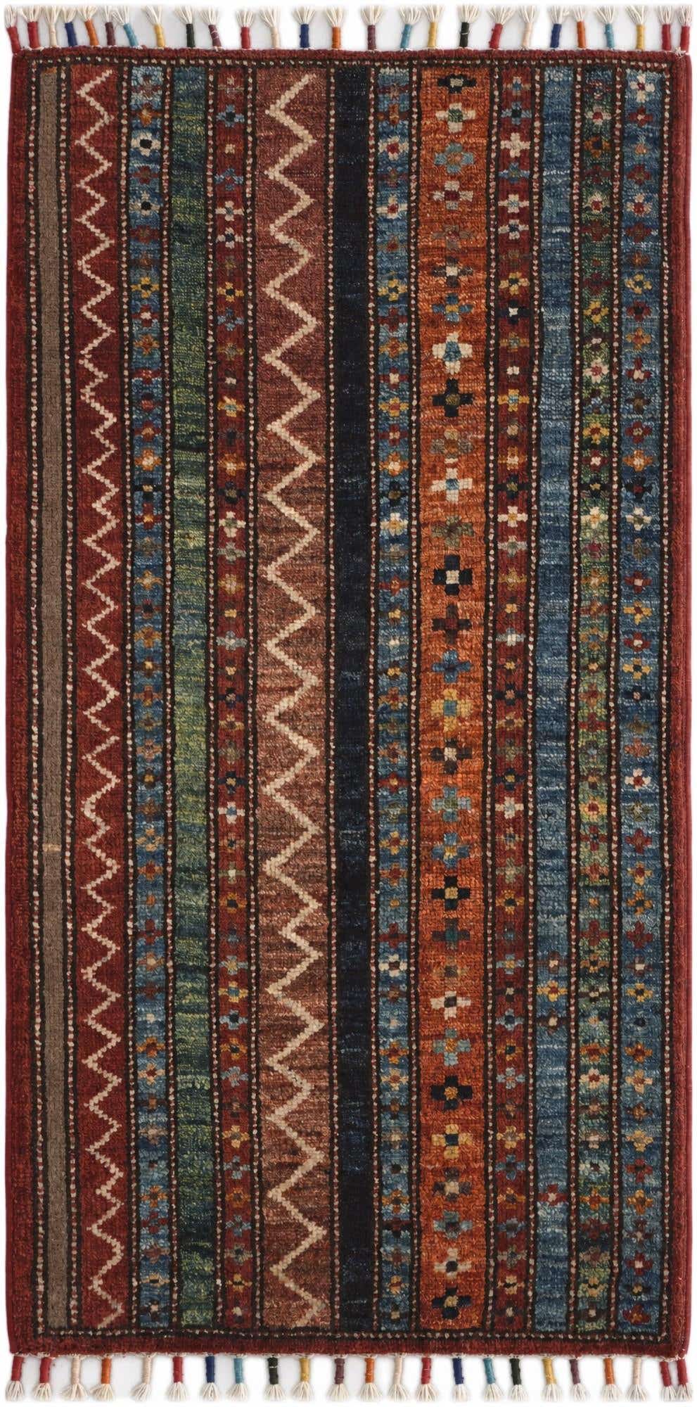 1' 8 x 3' 4 Hand Knotted Kazak Rug