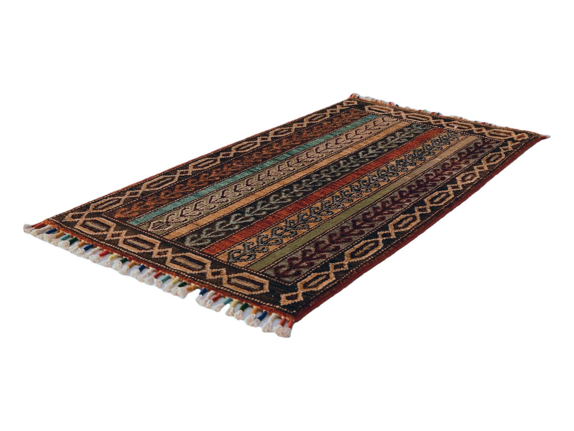 1' 8 x 3' 3 Hand Knotted Kazak Rug