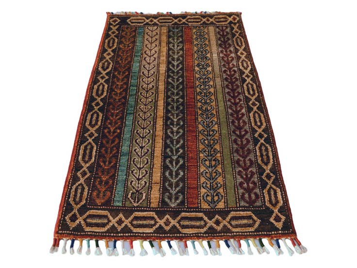Detail image of 1' 8 x 3' 3 Hand Knotted Kazak Rug