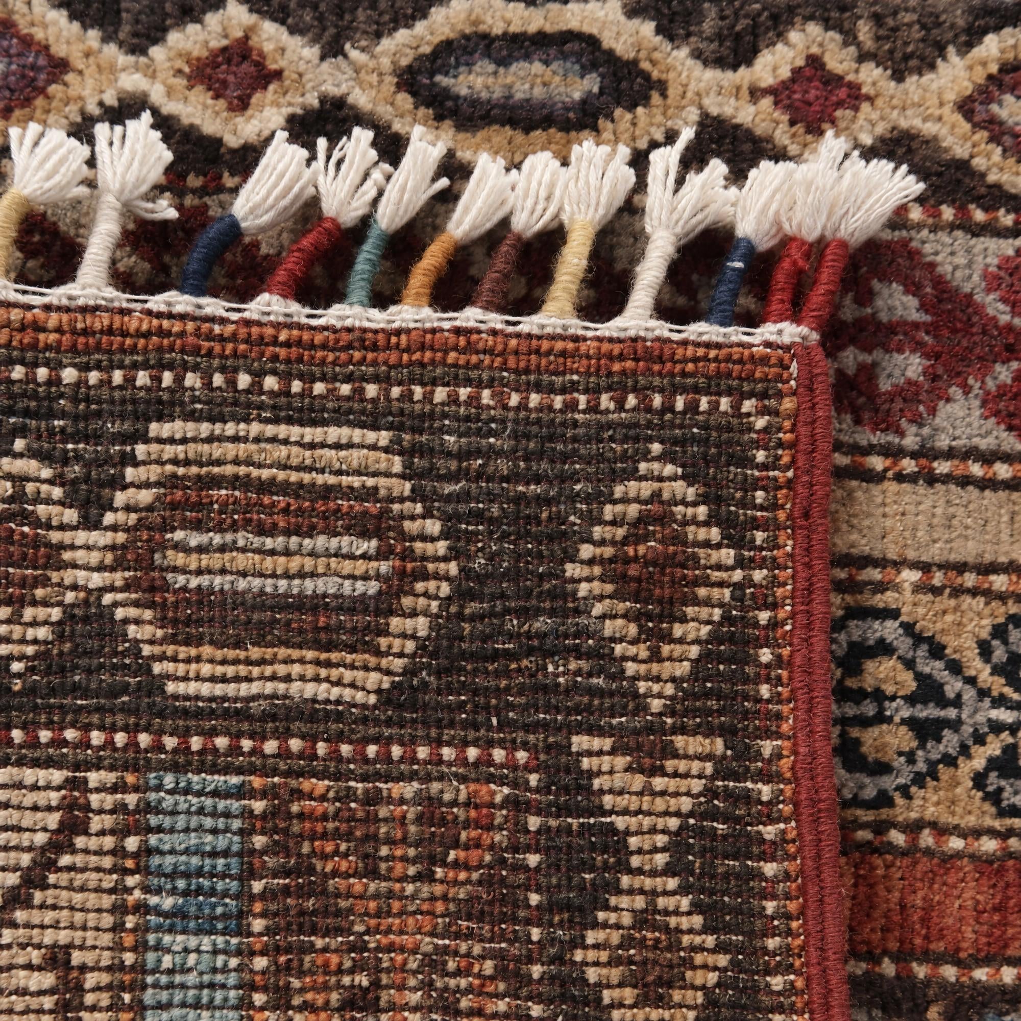 50cm x 100cm Hand Knotted Kazak Rug