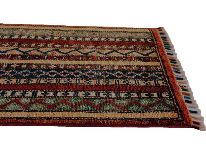 1' 8 x 3' 4 Hand Knotted Kazak Rug