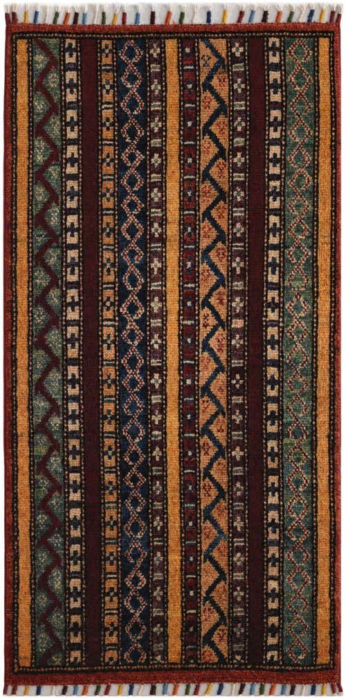 1' 8 x 3' 4 Hand Knotted Kazak Rug