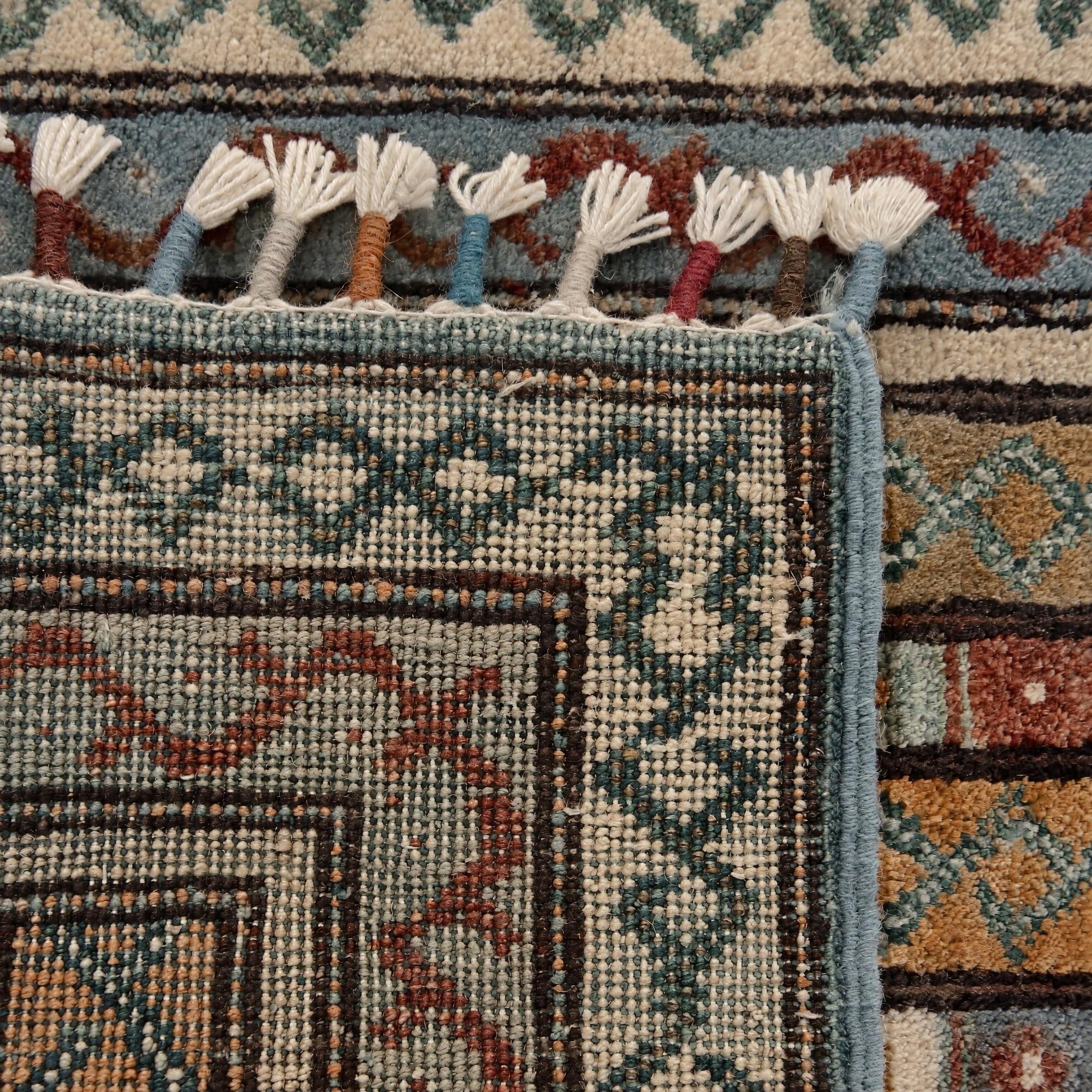 50cm x 100cm Hand Knotted Kazak Rug