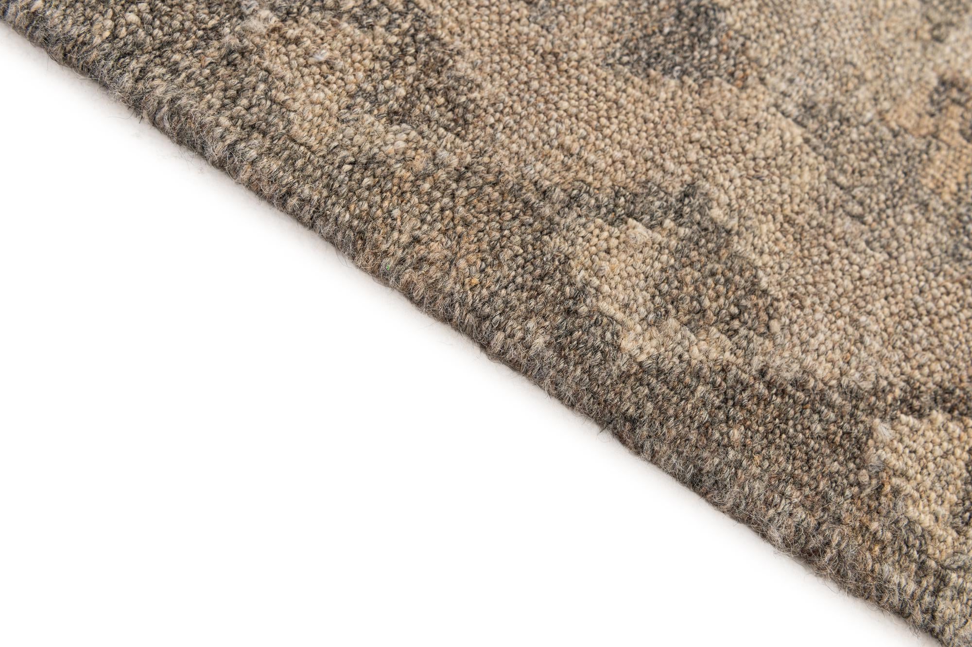 4' x 5' 10 Hand Woven Kilim Maymana Wool Rug