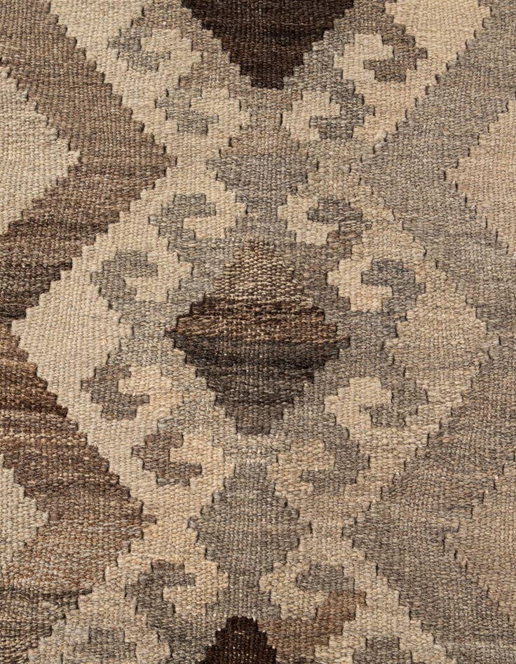 Detail image of 5' 3 x 6' 9  Hand Woven Kilim Maymana Wool Rug