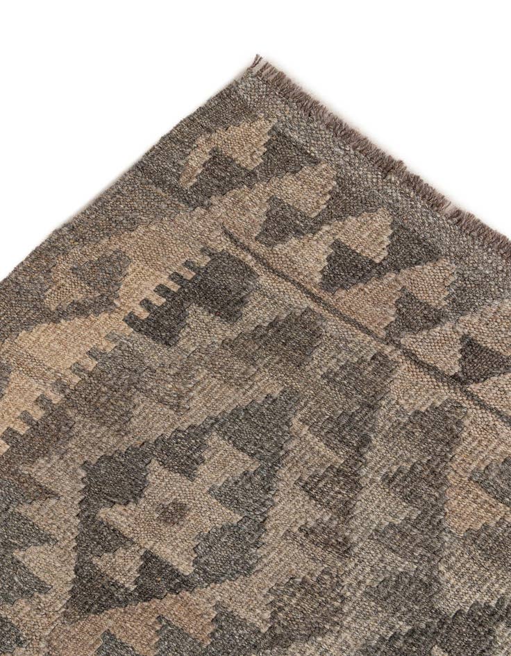 Detail image of 5' 3 x 6' 6  Hand Woven Kilim Maymana Wool Rug