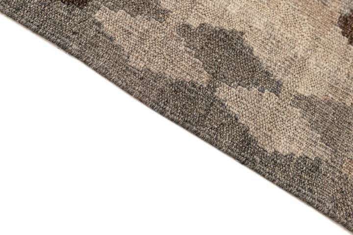 6' 9 x 9' 8 Hand Woven Kilim Maymana Wool Rug