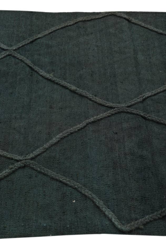 Detail image of 3' 5 x 4' 11 Hand Woven Kilim Modern Wool Rug