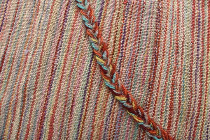 5' 2 x 8' 1 Hand Woven Kilim Modern Wool Rug