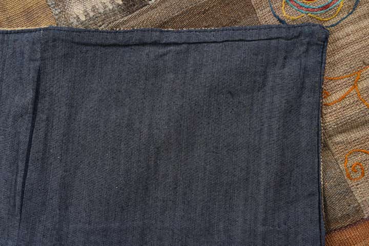 185cm x 235cm Handgewebt Kilim Patchwork Wolle Teppich