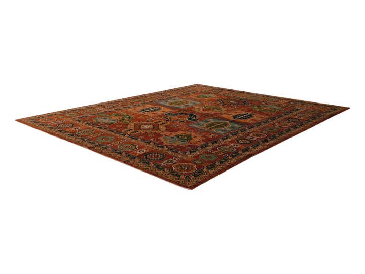 8' 1 x 9' 9 Hand Knotted Kunduz Rug