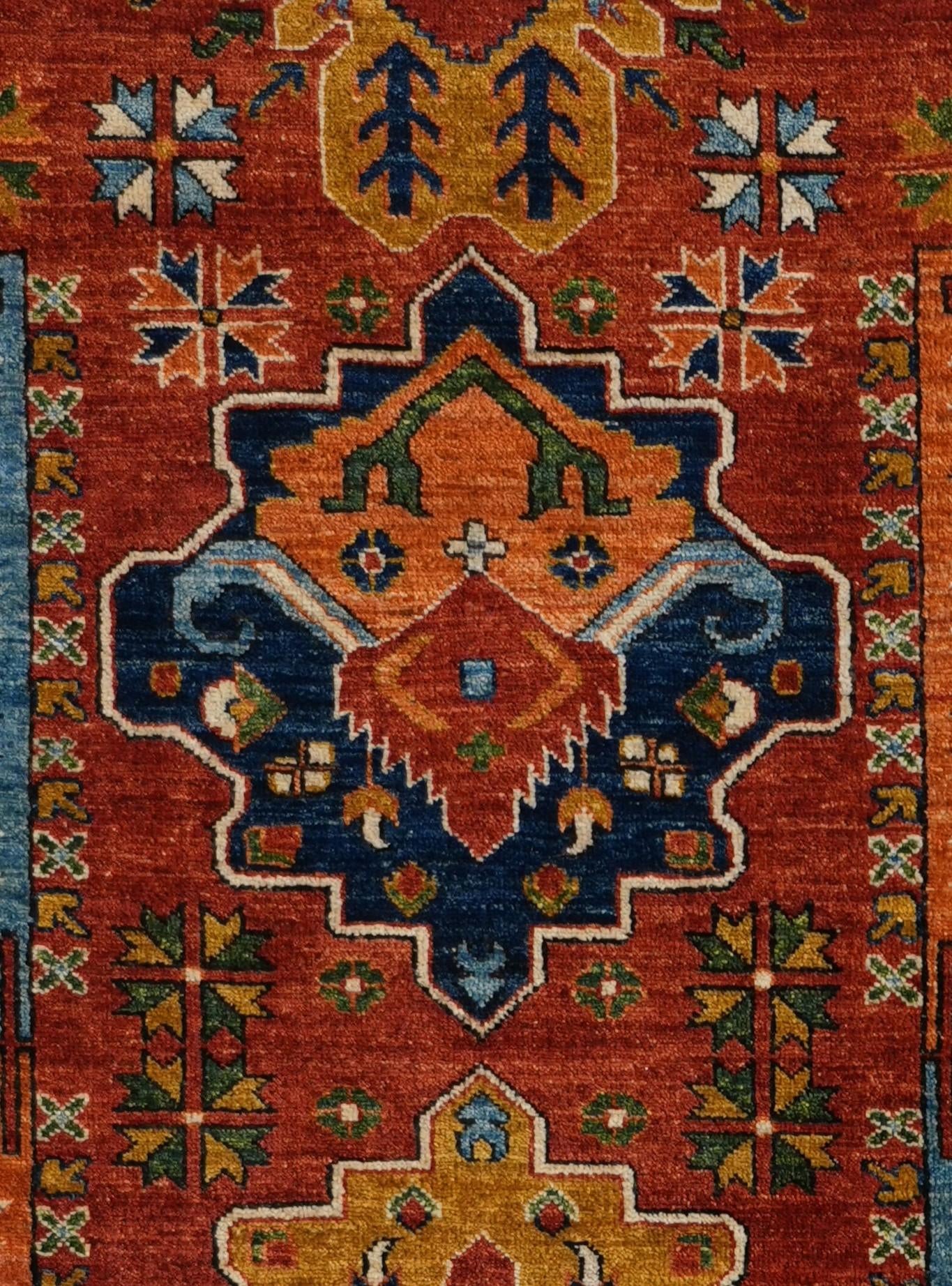 8' 1 x 9' 9 Hand Knotted Kunduz Rug