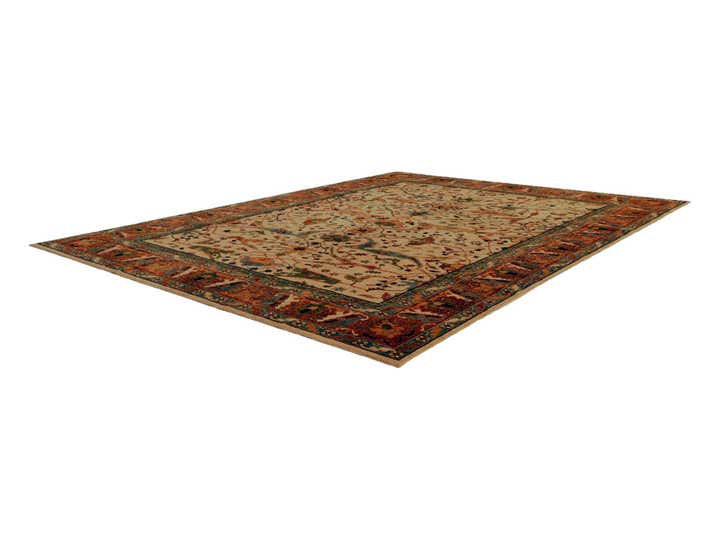 9' 11 x 13' Hand Knotted Kunduz Rug
