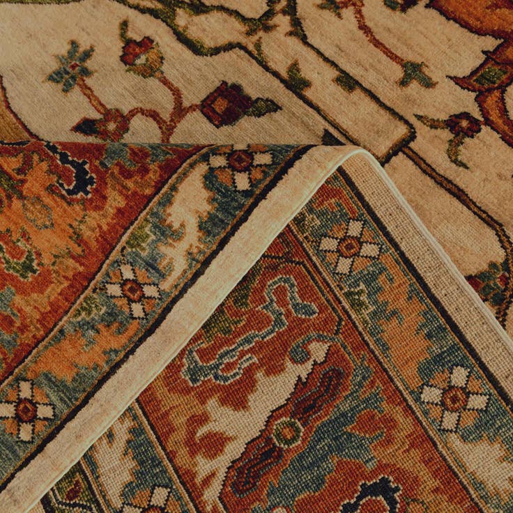 Detail image of 9' 11 x 13' Hand Knotted Kunduz Rug