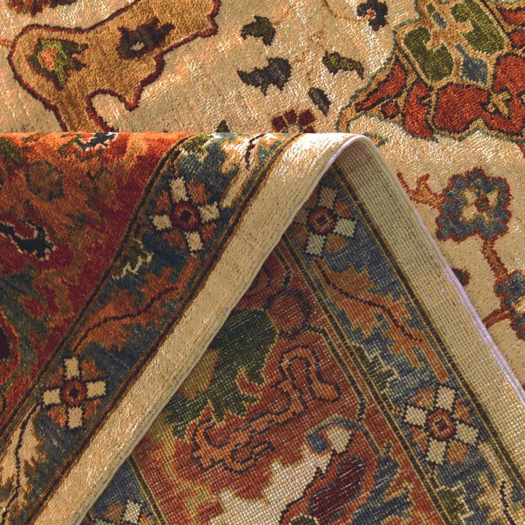 Detail image of 9' 9 x 12' 9 Hand Knotted Kunduz Rug