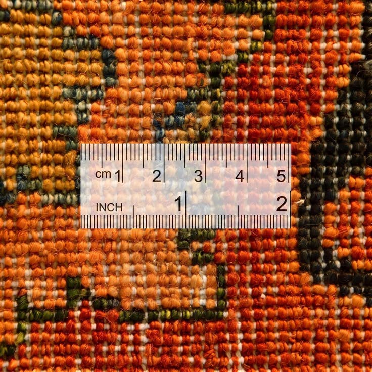 Detail image of 9' 9 x 12' 9 Hand Knotted Kunduz Rug