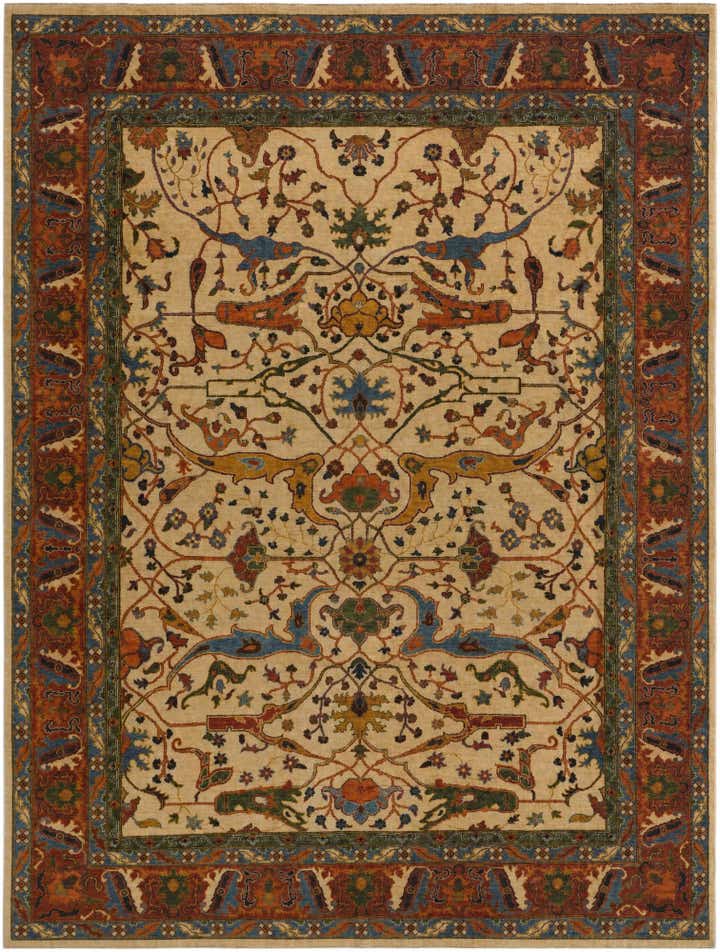 9' 9 x 12' 9 Hand Knotted Kunduz Rug