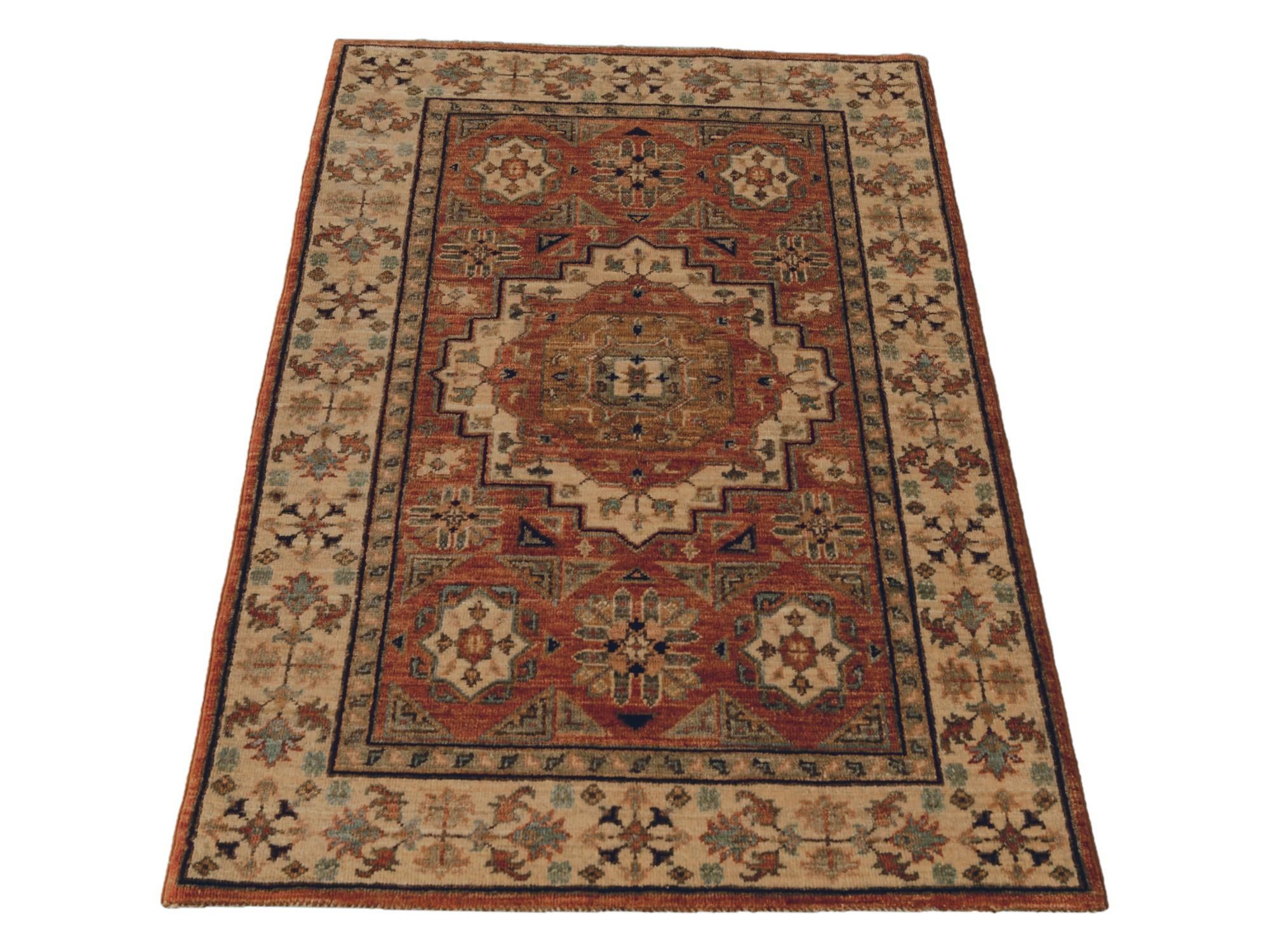 2' 7 x 3' 11 Hand Knotted Mamluk Ziegler Rug