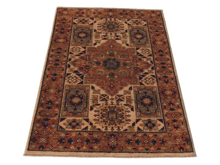 2' 6 x 3' 8 Hand Knotted Mamluk Ziegler Rug