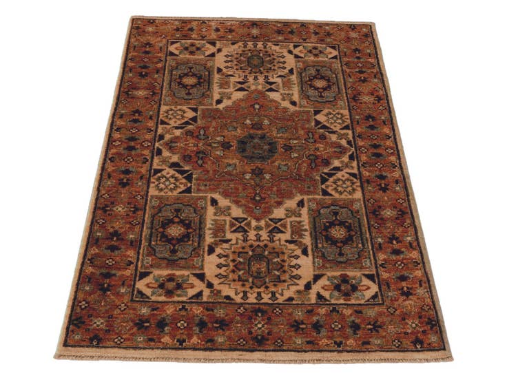 Detail image of 2' 6 x 3' 8 Hand Knotted Mamluk Ziegler Rug